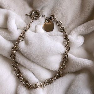 Tiffany heart tag toggle necklace